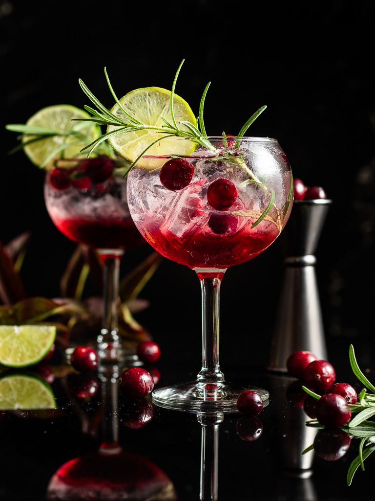 Treat Yourself With This Cranberry Gin and Tonic - Cocktail Contessa